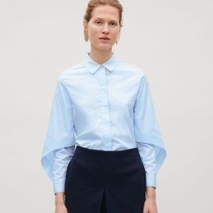 COS button down blouse